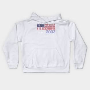 Living Sweet Freedom Since 2003 Kids Hoodie